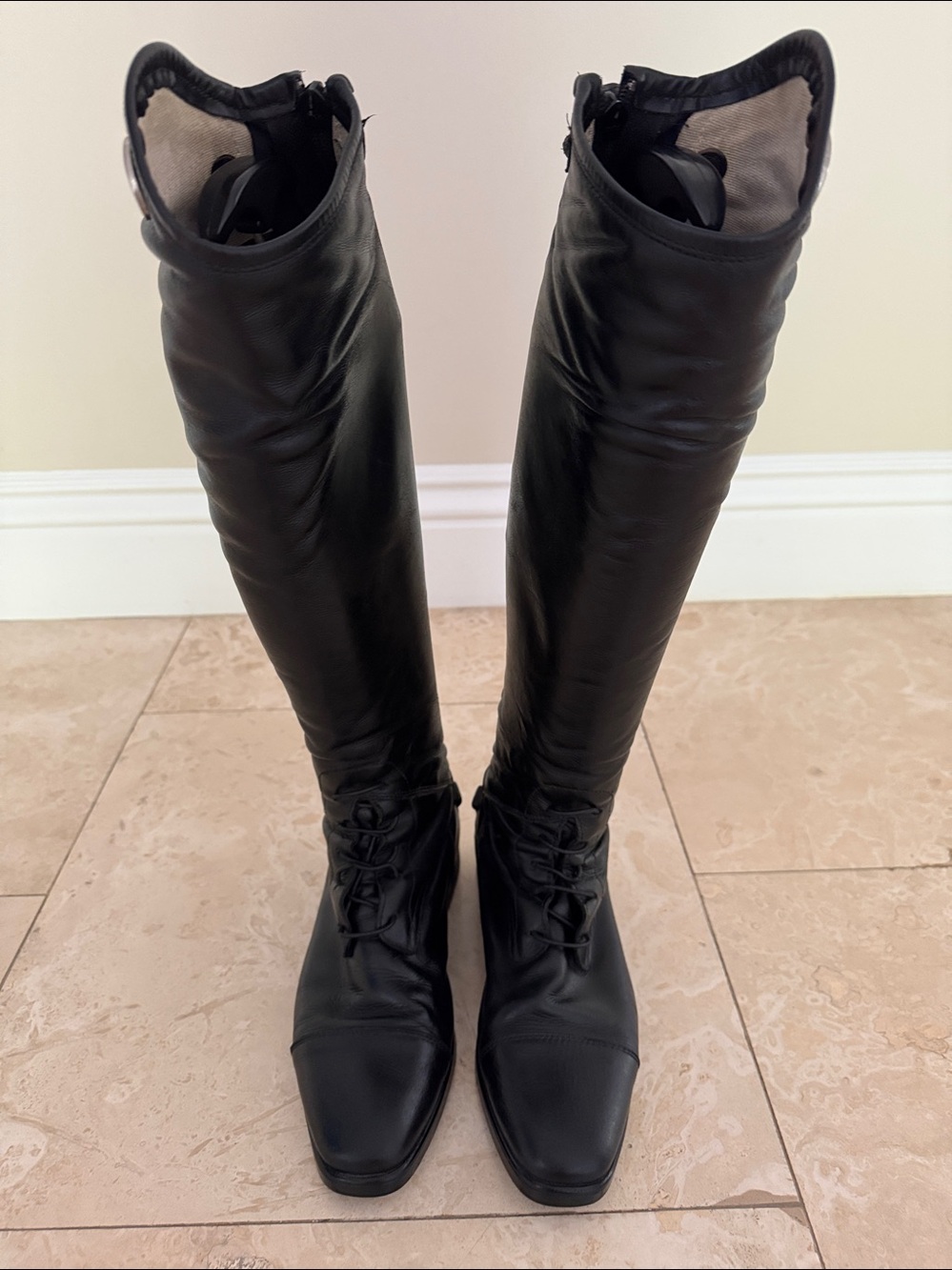 Parlanti Passion Equestrian Black Women’s Tall Boots Sz: 7.5 EU 38